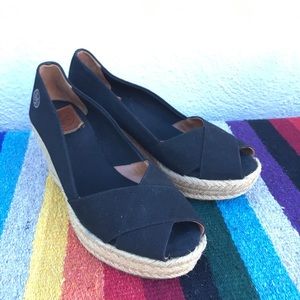 Tory Burch espadrilles wedge 8